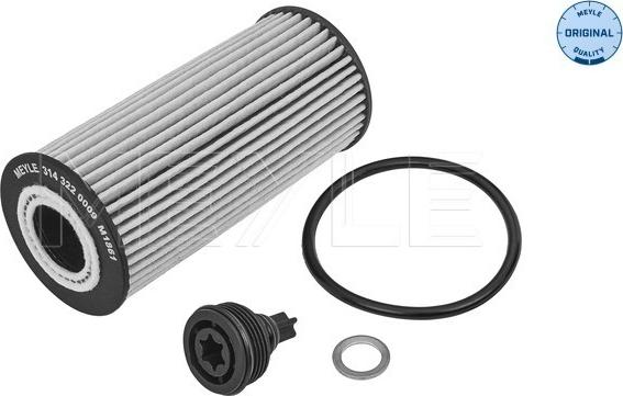 Meyle 314 322 0009 - Eļļas filtrs www.autospares.lv