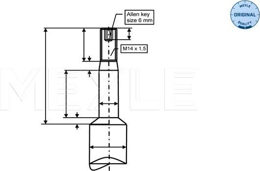 Meyle 326 624 0006 - Shock Absorber www.autospares.lv