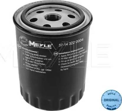 Meyle 37-14 322 0004 - Oil Filter www.autospares.lv