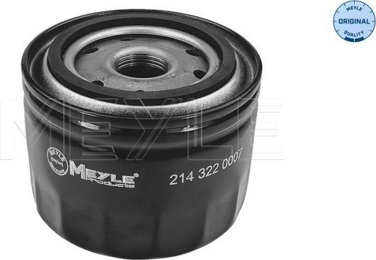 Meyle 214 322 0007 - Eļļas filtrs www.autospares.lv