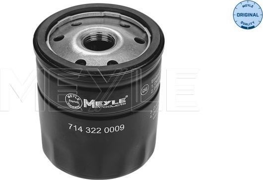 Meyle 714 322 0009 - Eļļas filtrs autospares.lv