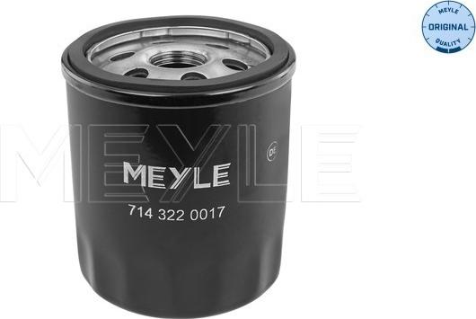 Meyle 714 322 0017 - Eļļas filtrs www.autospares.lv