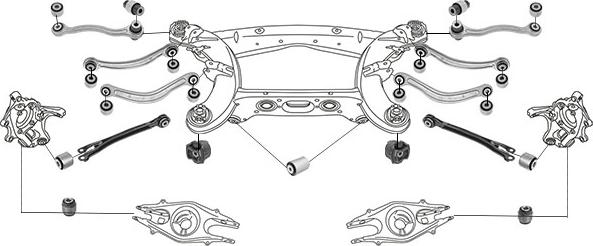 Meyle WG1084810 - Riteņa piekare www.autospares.lv