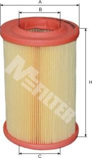 Mfilter A 556 - Gaisa filtrs www.autospares.lv