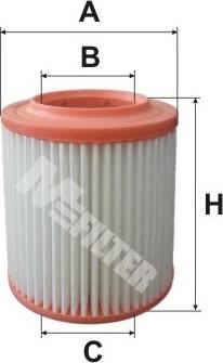 Mfilter A 8049 - Gaisa filtrs www.autospares.lv