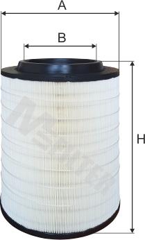 Mfilter A 801 - Air Filter, engine www.autospares.lv