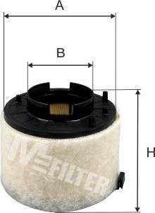 Mfilter A 8106 - Air Filter, engine www.autospares.lv