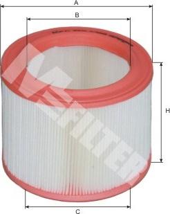 Mfilter A 388 - Air Filter, engine www.autospares.lv