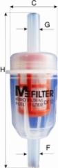 Mfilter DF 12 - Degvielas filtrs autospares.lv