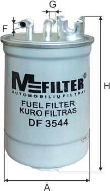 Mfilter DF 3544 - Fuel filter www.autospares.lv