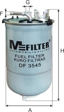 Mfilter DF 3545 - Fuel filter www.autospares.lv