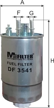 Mfilter DF 3541 - Degvielas filtrs autospares.lv