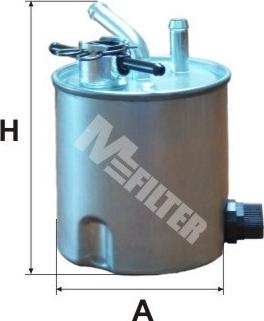 Mfilter DF 3512 - Degvielas filtrs www.autospares.lv