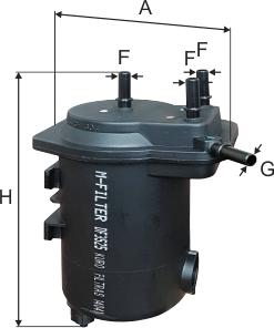 Mfilter DF 3525 - Degvielas filtrs autospares.lv