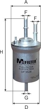 Mfilter DF3528 - Degvielas filtrs www.autospares.lv