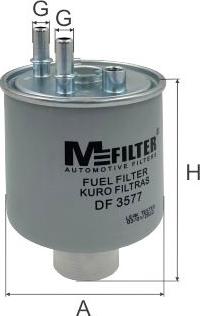 Mfilter DF 3577 - Топливный фильтр www.autospares.lv