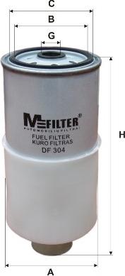 Mfilter DF 304 - Degvielas filtrs autospares.lv