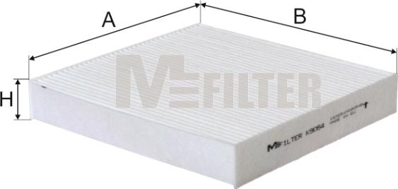 Mfilter K 9054 - Filter, interior air www.autospares.lv