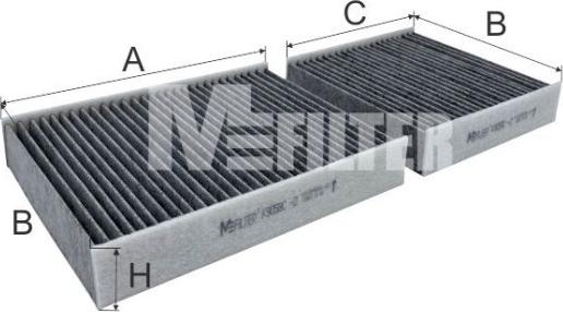 Mfilter K 9058C-2 - Filtrs, Salona telpas gaiss autospares.lv