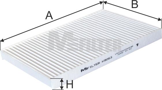 Mfilter K 9053 - Filter, interior air www.autospares.lv