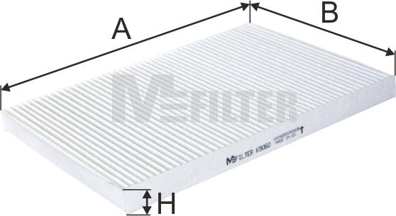 Mfilter K 9060 - Filter, interior air www.autospares.lv