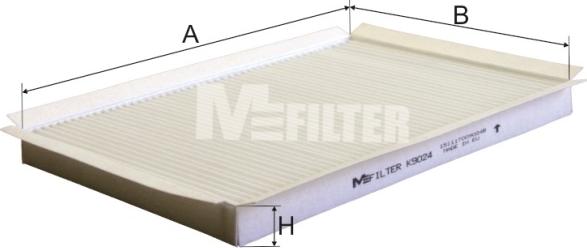 Mfilter K 9024 - Filter, interior air www.autospares.lv