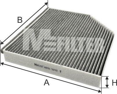 Mfilter K 9070C - Filter, interior air www.autospares.lv