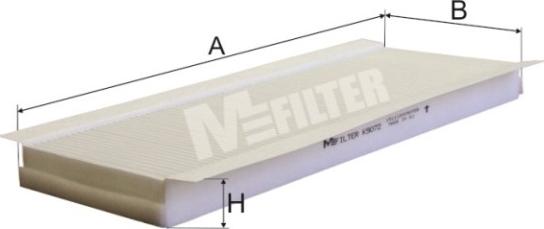 Mfilter K 9072 - Filtrs, Salona telpas gaiss www.autospares.lv