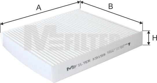 Mfilter K 9159 - Filter, interior air www.autospares.lv