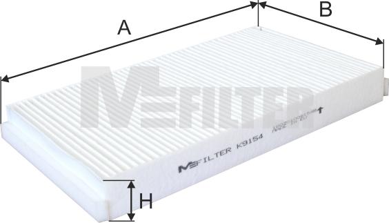 Mfilter K 9154 - Filter, interior air www.autospares.lv