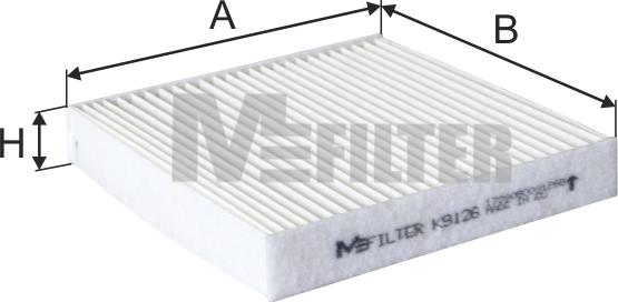 Mfilter K 9126 - Filtrs, Salona telpas gaiss autospares.lv