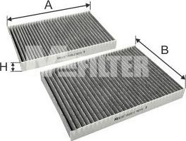 Mfilter K 9122C-2 - Filtrs, Salona telpas gaiss www.autospares.lv