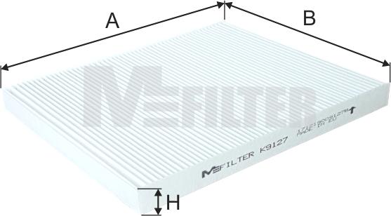 Mfilter K 9127 - Filtrs, Salona telpas gaiss autospares.lv