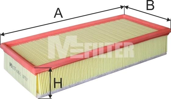 Mfilter K 165/1 - Gaisa filtrs autospares.lv