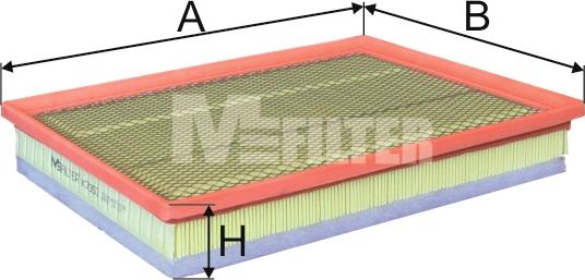 Mfilter K 7053 - Gaisa filtrs www.autospares.lv