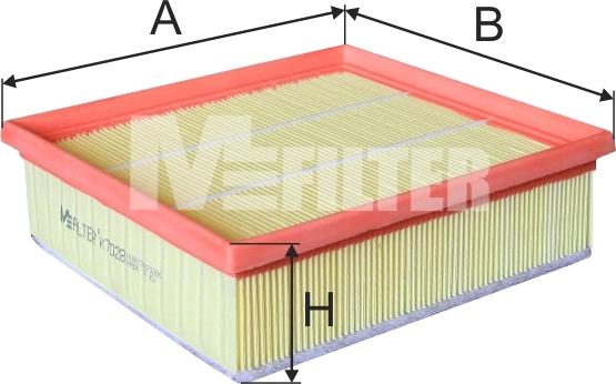 Mfilter K 7028 - Air Filter, engine www.autospares.lv