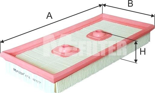 Mfilter K 716 - Gaisa filtrs autospares.lv