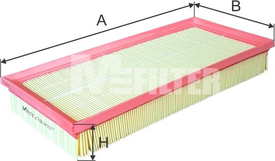 Mfilter K 7100 - Gaisa filtrs autospares.lv