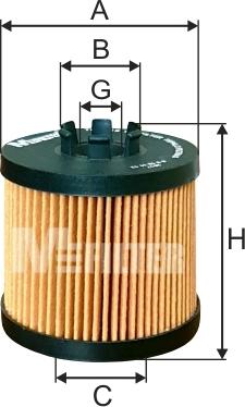 Mfilter TE 4016 - Oil Filter www.autospares.lv