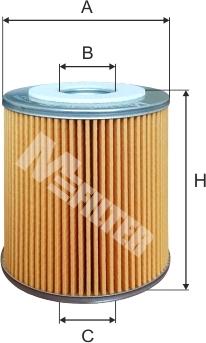 Mfilter TE 651 - Eļļas filtrs www.autospares.lv