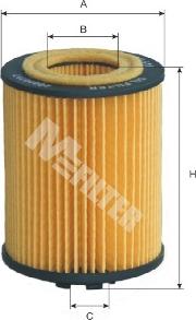 Mfilter TE 616 - Eļļas filtrs www.autospares.lv