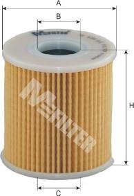 Mfilter TE 639 - Eļļas filtrs autospares.lv