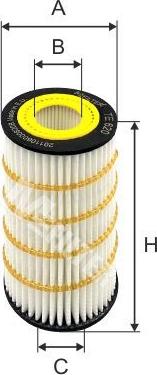 Mfilter TE 620 - Oil Filter www.autospares.lv