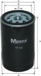 Mfilter TF 40 - Масляный фильтр www.autospares.lv