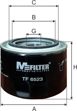 Mfilter TF 6523 - Eļļas filtrs autospares.lv