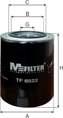 Mfilter TF 6522 - Eļļas filtrs autospares.lv