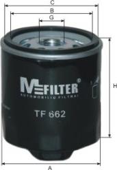 Mfilter TF 662 - Eļļas filtrs autospares.lv