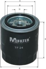 Mfilter TF 24 - Eļļas filtrs www.autospares.lv