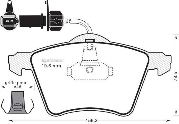 Lucas Engine Drive GDB1538 - Bremžu uzliku kompl., Disku bremzes www.autospares.lv