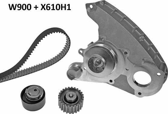 MGA 900K1 - Ūdenssūknis + Zobsiksnas komplekts www.autospares.lv